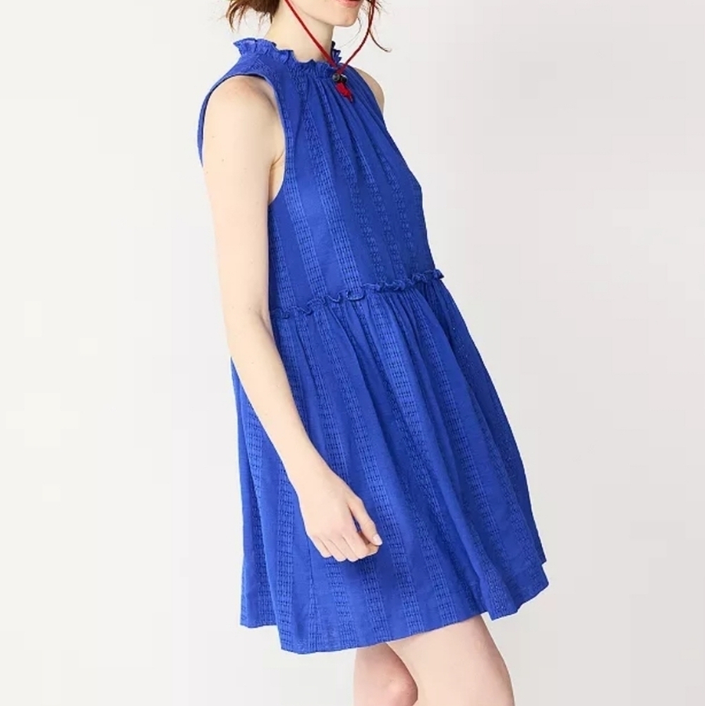 Draper James RSVP sleeveless dress in blue size XXL